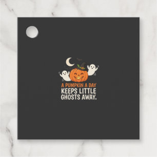Pumpkin Ghost Halloween Quote Design_1 Favour Tags