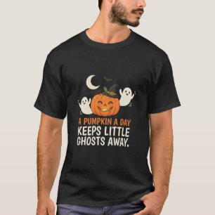 Pumpkin Ghost Halloween Quote Design_1 T-Shirt