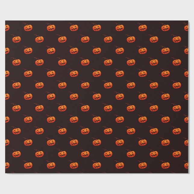 Pumpkin Gift Wrap (Flat)