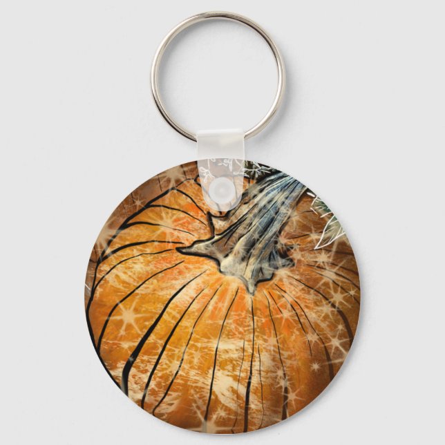 Pumpkin Glam Key Ring (Front)