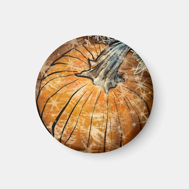 Pumpkin Glam Magnet (Front)