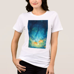Pumpkin Glow and Ghostly Giggles Tri-Blend Shirt