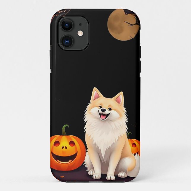 Pumpkin Glow Spirz Style 🎃🐾 Cosy Halloween Case-Mate iPhone Case (Back)