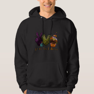 Pumpkin Gnomes Fall Autumn Cute Halloween Thanksgi Hoodie
