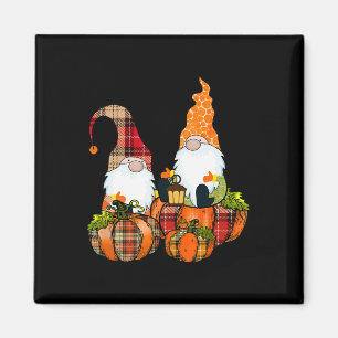 Pumpkin Gnomes Fall Autumn Cute Halloween Thanksgi Magnet