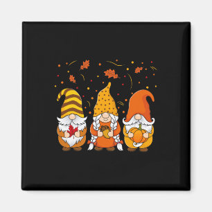 Pumpkin Gnomes Fall Autumn Cute Halloween Thanksgi Magnet