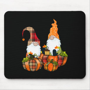 Pumpkin Gnomes Fall Autumn Cute Halloween Thanksgi Mouse Pad
