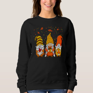 Pumpkin Gnomes Fall Autumn Cute Halloween Thanksgi Sweatshirt