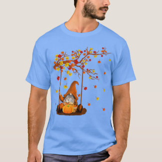 Pumpkin Gnomes Fall Autumn Cute Halloween Thanksgi T-Shirt