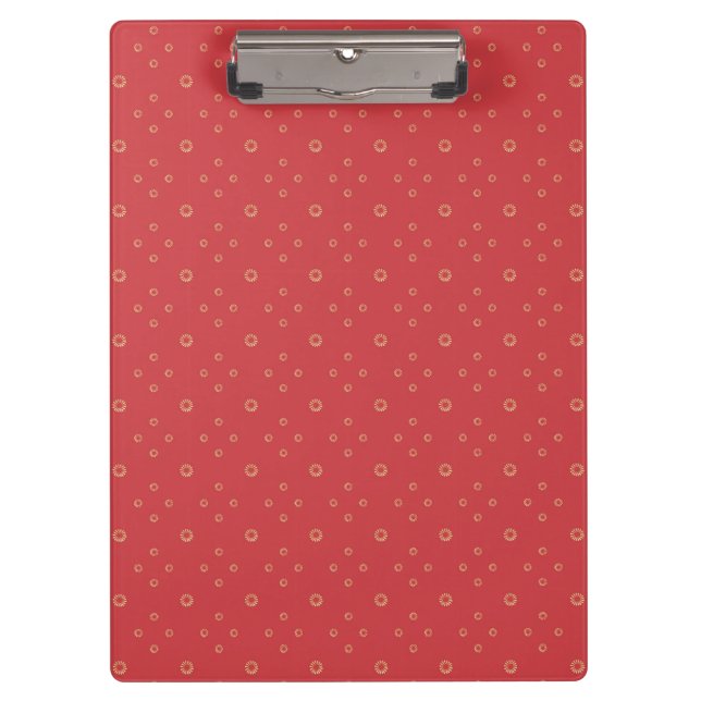 Pumpkin | Golden Zinnia Sun Clipboard (Front)