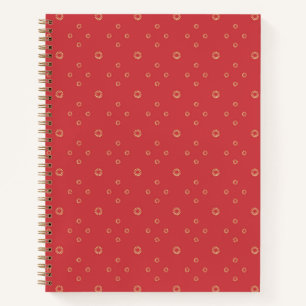 Pumpkin Golden Zinnia Sun Notebook