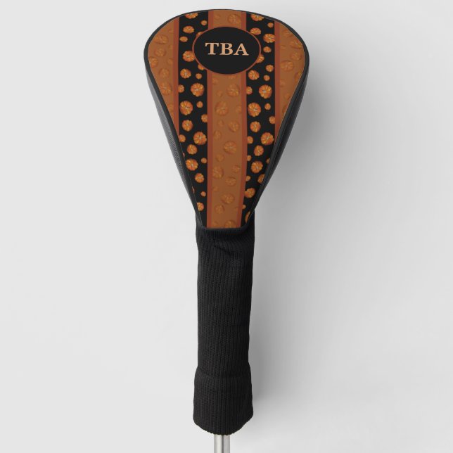 Pumpkin Golf Head Cover (Front)