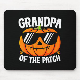 Pumpkin Grandpa Of The Patch Halloween Family Matc Mouse Pad