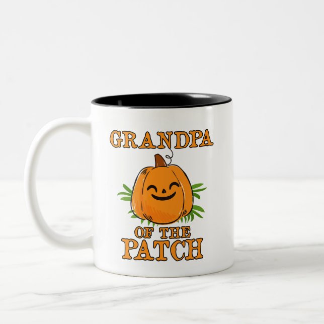 Pumpkin grandpa of the Patch MUG Family Halloween (Left)