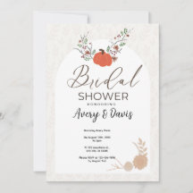 Pumpkin Grass Bridal Shower