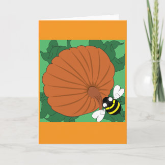Pumpkin Greeting Card (Blank Inside)