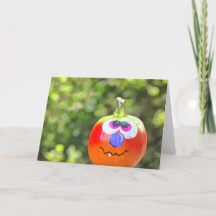 PUMPKIN GRINNING Greeting Card