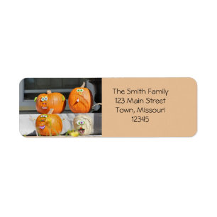 Pumpkin Guys Return Address Label