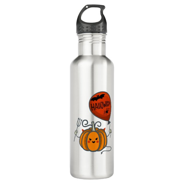Pumpkin Halloween                                  710 Ml Water Bottle (Front)