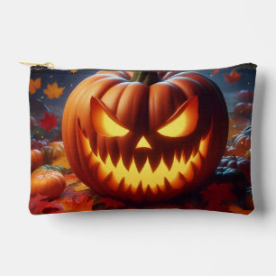 pumpkin/Halloween/bat spooky Accessory Pouch