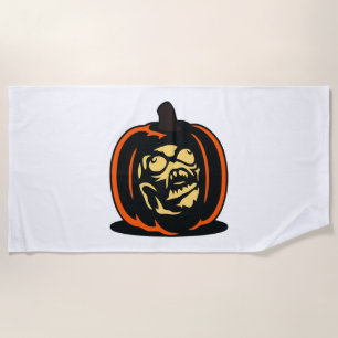 Pumpkin Halloween                                  Beach Towel