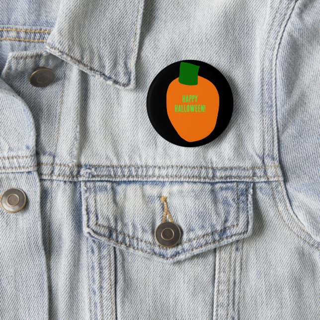 Pumpkin Halloween Button (In Situ)