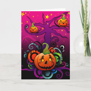 Pumpkin Halloween Card