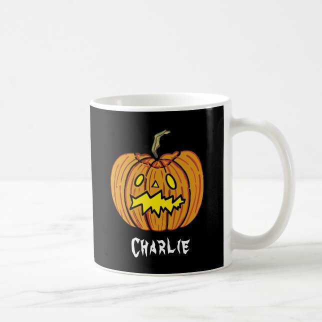 Pumpkin Halloween Coffee Mug (Right)
