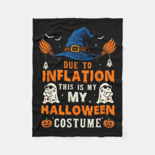 Pumpkin Halloween Costume Men Women Funny Hallowee Fleece Blanket