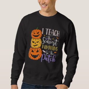 Pumpkin Halloween Costumes For Teachers   Women Sweatshirt