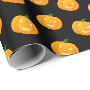 Pumpkin Halloween Gift Wrap Wrapping Paper