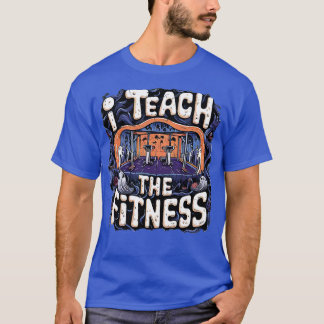 Pumpkin halloween gym funny halloween fitness 1 T-Shirt