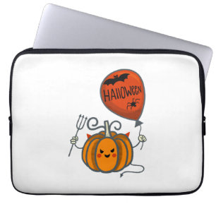 Pumpkin Halloween Laptop Sleeve
