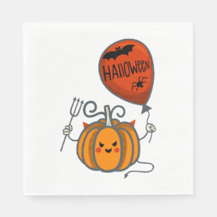 Pumpkin Halloween                                  Napkin