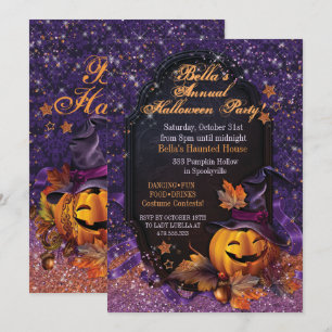PUMPKIN HALLOWEEN PARTY INVITATION