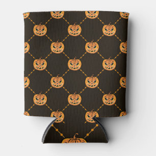 Pumpkin Halloween party theme. Can Cooler