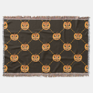 Pumpkin Halloween party theme. Throw Blanket