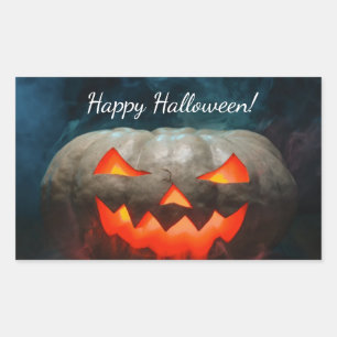 Pumpkin Halloween  Rectangular Sticker