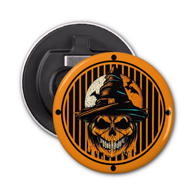 pumpkin/Halloween/skull/spooky  Bottle Opener (Front)