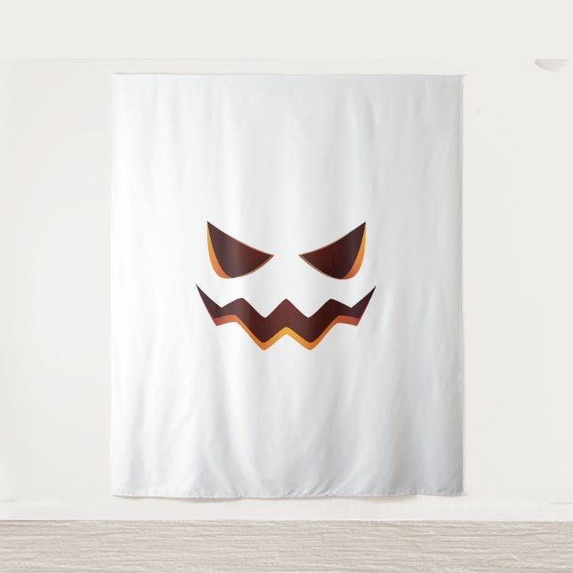 Pumpkin Halloween                              Tapestry (Front)