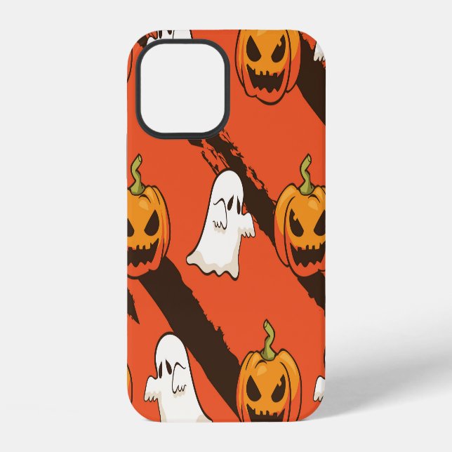 Pumpkin Halloween theme, seamless pattern. iPhone Case (Back)