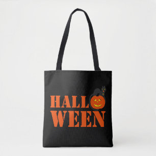 Pumpkin Halloween Tote Bag