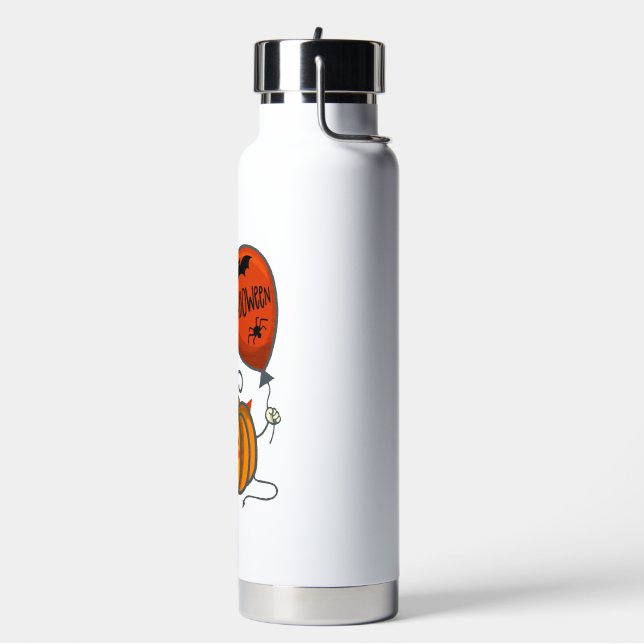 Pumpkin Halloween Water Bottle (Left)