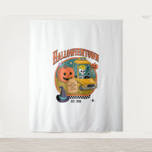 Pumpkin Halloweentown University Tapestry