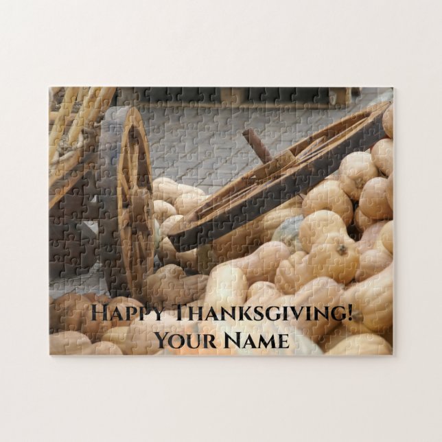 Pumpkin harvest jigsaw puzzle (Horizontal)