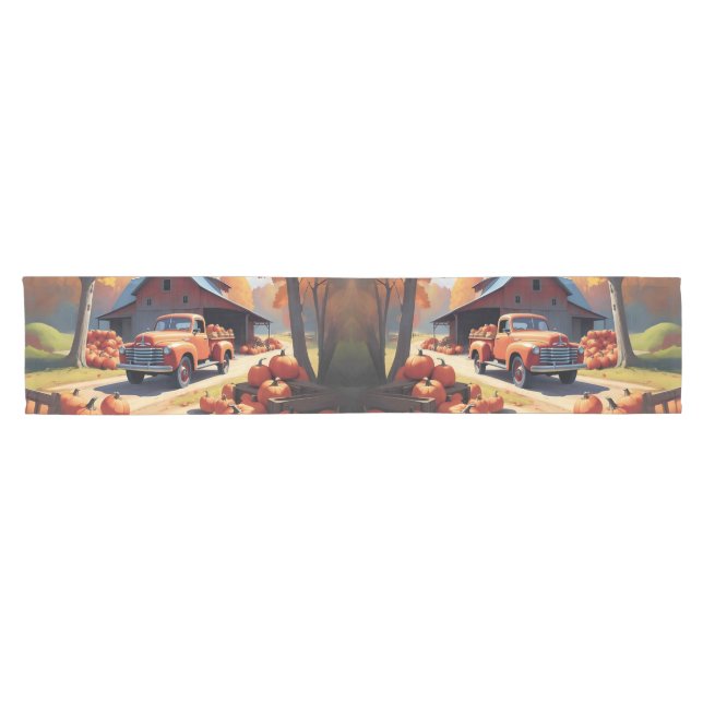Pumpkin Harvest Short Table Runner (Horizontal)