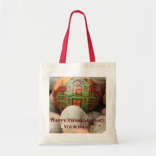 Pumpkin harvest tote bag