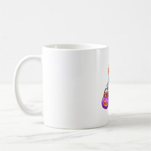 Pumpkin Hat Ghost Halloween Cheer Coffee Mug