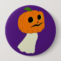 Pumpkin head ghost