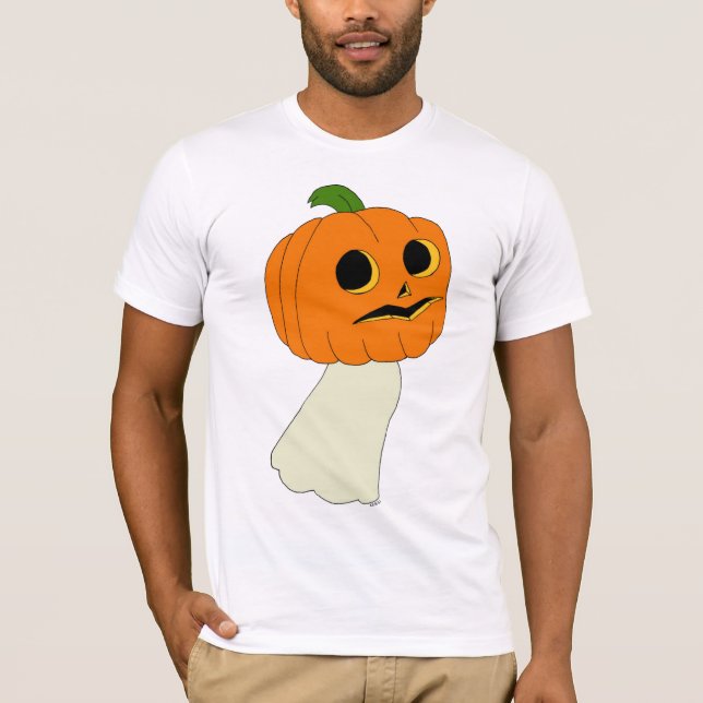 Pumpkin head ghost    T-Shirt (Front)